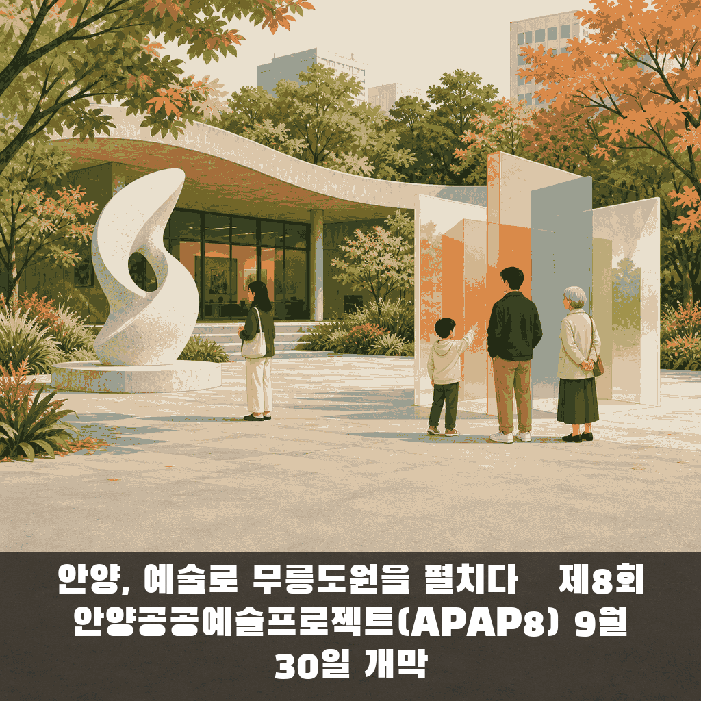 안양, 예술로 무릉도원을 펼치다…제8회 안양공공예술프로젝트(APAP8) 9월 30일 개막 대표 이미지